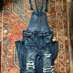 American eagle jegging overalls